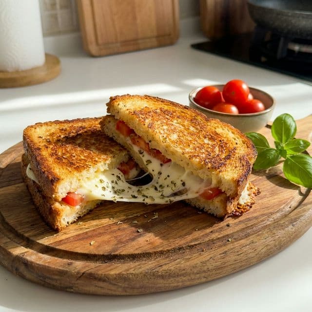 Tostex de Pizza na Air Fryer